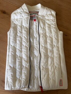 Hunter original quilted white vest